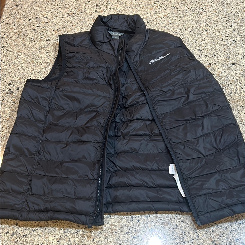Eddie Bauer Black Puffer Vest